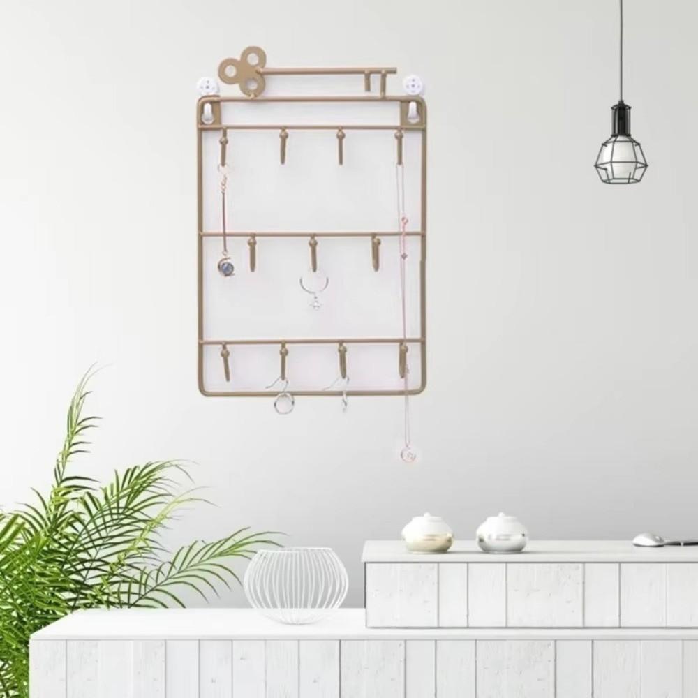 Iron Jacket Hat Storage Rack Modern Style Storage Hook  For Entryway Kitchen Office Decor