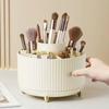 Rotating Makeup Brush Holder and Cosmetics Organizer