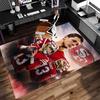 San Francisco 49ers LOGO Print Area Rug - Soft, Washable Non-Slip Indoor Mat for Office Chairs, Living Room, Home Office Decorative Rug