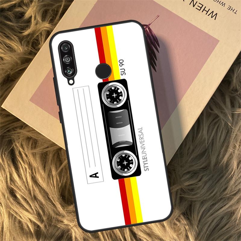 Retro VHS Tape For Huawei Nova 3i 7i 8i 11i 12i 9 10 SE Y60 Y61 Y70 Y72 Y73 Y90 Y91 P20 P30 P40 Lite Case