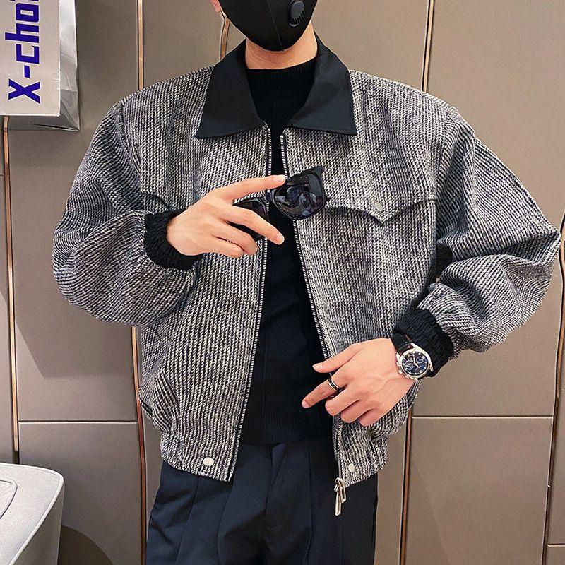 New Autumn Wool Jacket Casual Men's Top Wool Coats