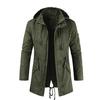 New Mens Jackets Hooded Trench Outerwear Casual Solid Outdoor Coat Military Windbreaker Fashion Windproof Jacket Mens Clothing