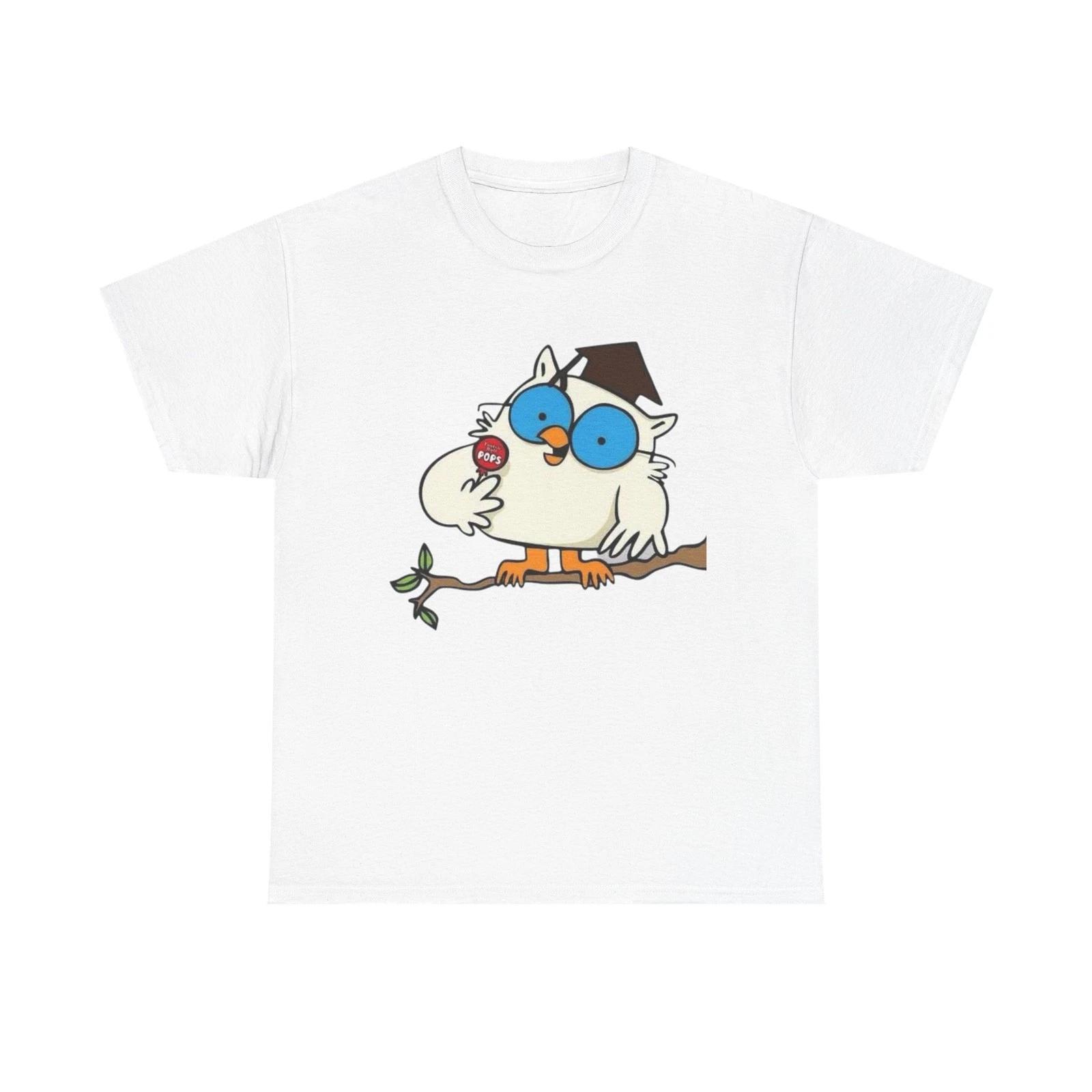 

Tootsie Pop Owl Vintage Graphic T Shirt NEW S-5XL Unisex Heavy Cotton Tee S