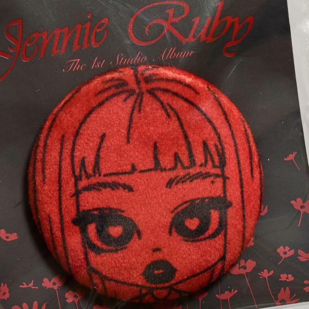 MINISO X Jennie - [Jennie Ruby] MD Plush Badge