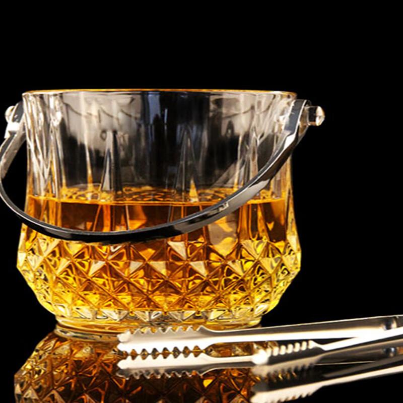 Crystal Glass Ice Bucket