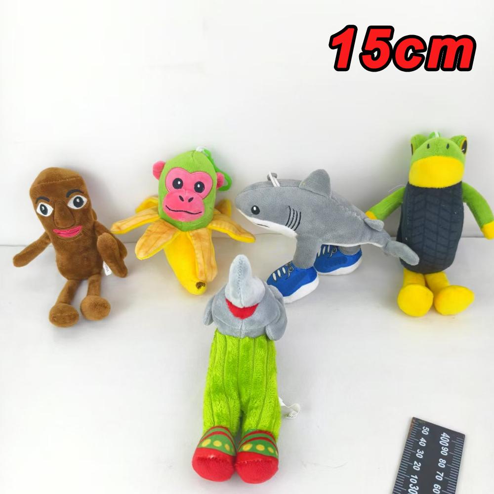 Tralalero Tralala Shark Plush Animal Doll Tungtungtung Sahur Italian Brain Rot Shark Plush Peluches Stuffed Doll Toy Gifts
