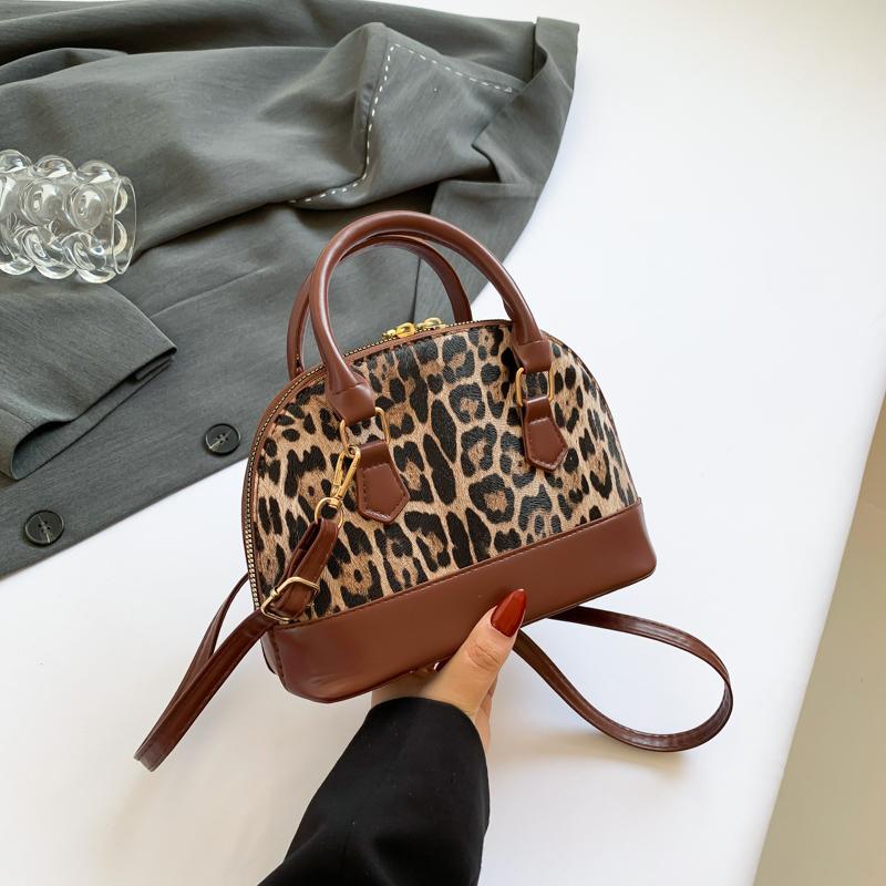 

Сумка через плечо с леопардовым принтом для женщин, модная сумка, сумка через плечо, в которую можно положить мобильный телефон (20cm<Max Length<30cm)