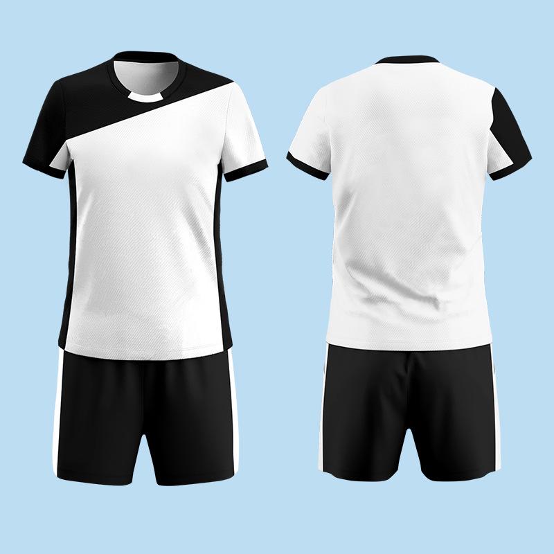 Women's & Men's Volleyball Team Uniform Set - Short-Sleeved, Professional Training Suit with Printed Numbers