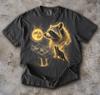 Raccoon Howling Moon T-Shirt, Vintage Trash Panda Graphic Tee, Retro Wildlife Shirt