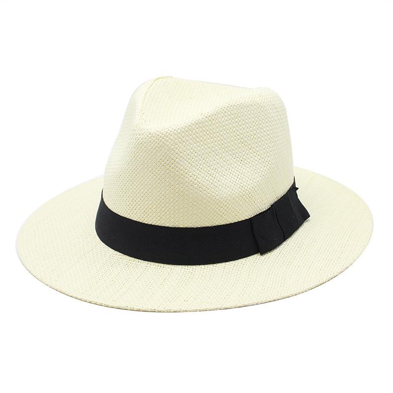 Men And Women Straw Hat Top Hat Jazz Hat Sun Hat Outdoor Sun Protection Shade Beach Hat Jz-025