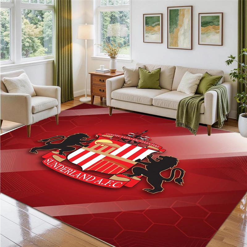 Sunderland Design Crystal Velvet Rug Soft Decorative Mat for Bedroom Entrance