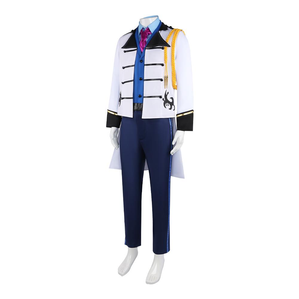 Movie Frozen Hans Prince Cos Costume Frozen Hans Adult Cosplay Halloween Costume
