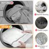 6 Stuks Mesh Waszak Medium en Groot Lingerie Mesh Waszak voor het Wassen van Delicaat Blouse Kousen Ondergoed Beha Lingerie Kleding Wit