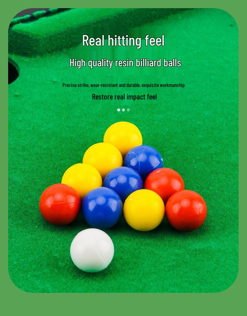 Douyin Kids Mini Pool Table: Large Billiards Game for Boys, Puzzle Play, and Parent-Child Interaction