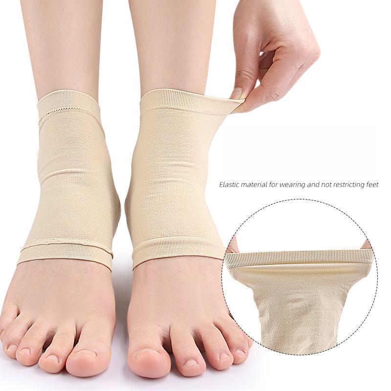 Men's and Women's Anti-crack Heel Socks Gel Anti-crack Socks Anti-foot Crack Socks Gel Breathable Heel Socks