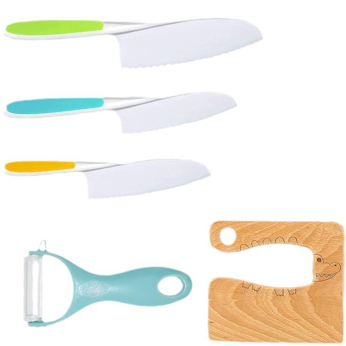 Children's Toy Knife Set for Early Education - Safe Cutting Tools for Kindergarten and Vegetable Play