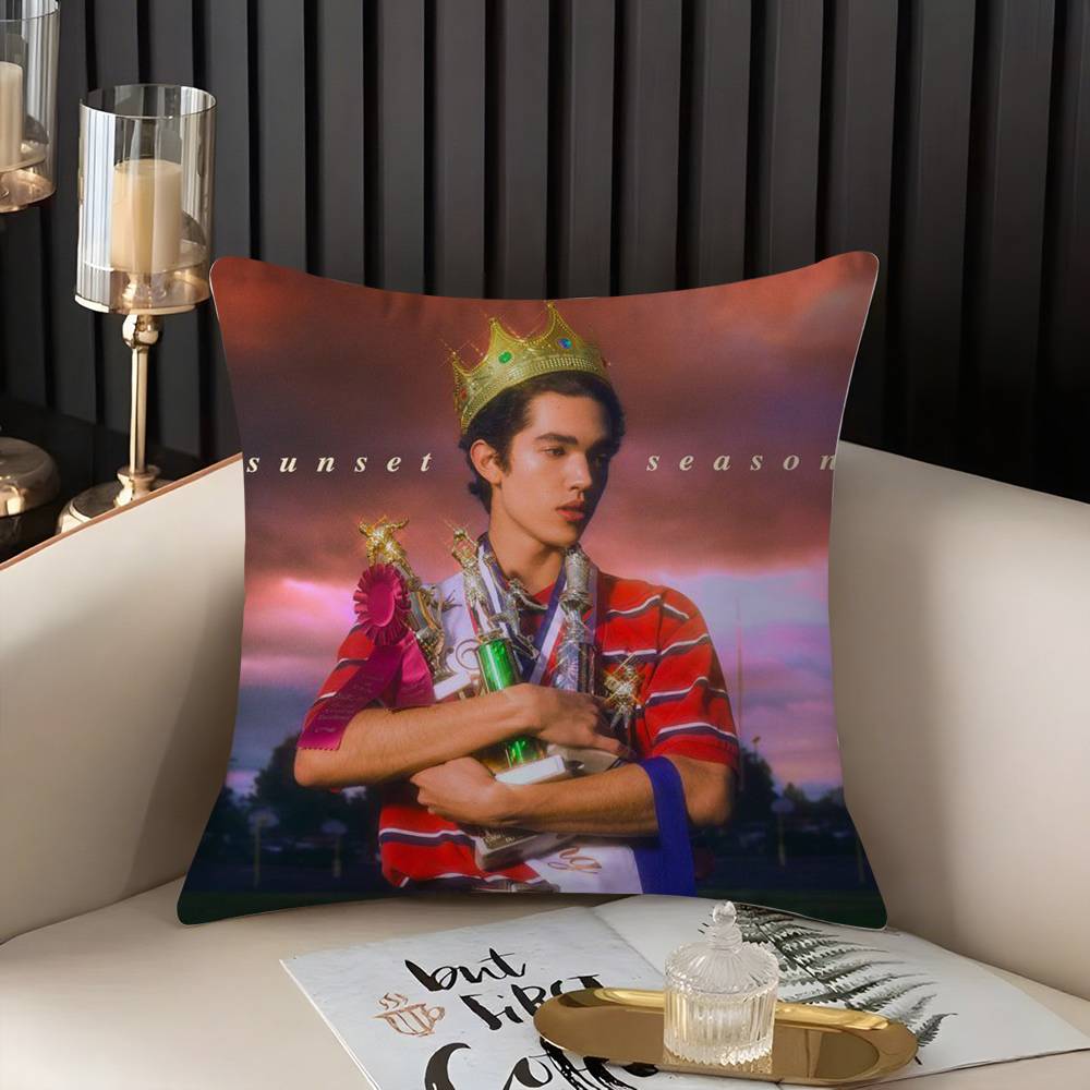 Conan Gray Holidays Pillow Case Home Dorm Chair Back Short Plush Double-Sided Printing Office Nap Time Cushion Cover