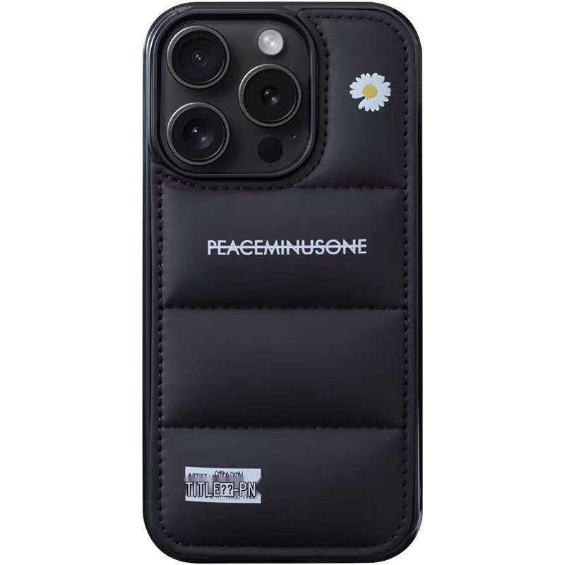 Trendy G-Dragon Daisy Down Jacket Phone Case for iPhone15/17ProMax - Autumn/Winter Collection