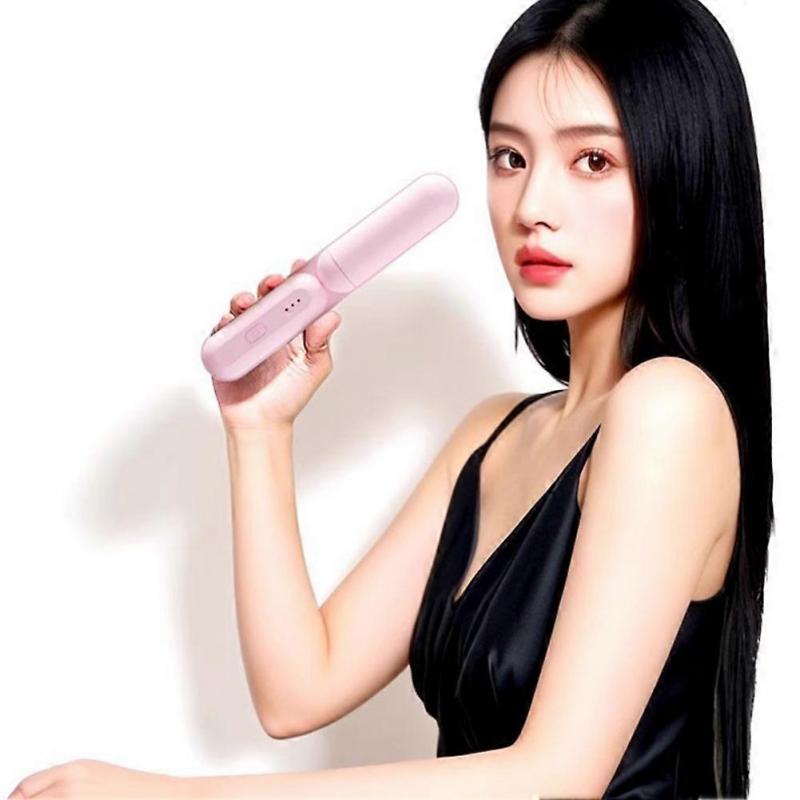 Wiederaufladbares Mini-Haarstyling-Tool mit Anti-Frizz-Technologie Hitzeschutz Glätteisen Lockenstab Haarstyling-Tool