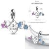 92 Style Charms Platacopper Pink Perfume Luminous Firefly Tarot Card Beads Fit Original Bracelet Women Diy Jewelry
