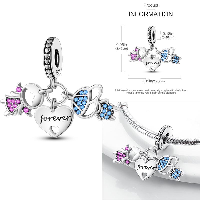 92 Style Charms Platacopper Pink Perfume Luminous Firefly Tarot Card Beads Fit Original Bracelet Women Diy Jewelry
