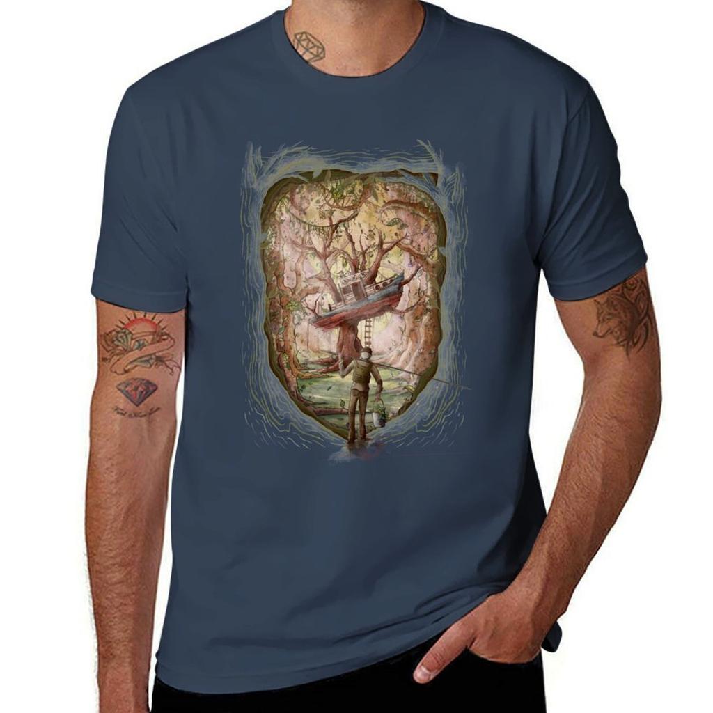 Fisherunisex Of The Forest T-Shirt T-Shirts Für Unisex Baumwolle Lustiges Anime T-Shirt T-Shirt
