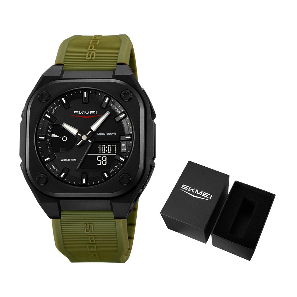 SKMEI Daylight Saving Time Quartz Watches For Mens Women Sports Digital Electronics Waterproof Wristwatches Relgios Masculino
