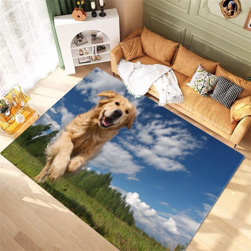 

Милый коврик для собаки для спальни, напольный коврик из пены с эффектом памяти, модный ковер с рисунком питомца для гостиной, для ванной, туалета, для дома 160x200cm 1pcs