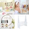 Sturdy Acrylics Headband Display Stand Organizers for Women Detachable Clear Designs Hair Accessory Storage Rack
