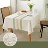 Thickened Imitation Cotton Linen Dining Household Square Wear-resistant Waterproof Oil Proof Tablecloth
