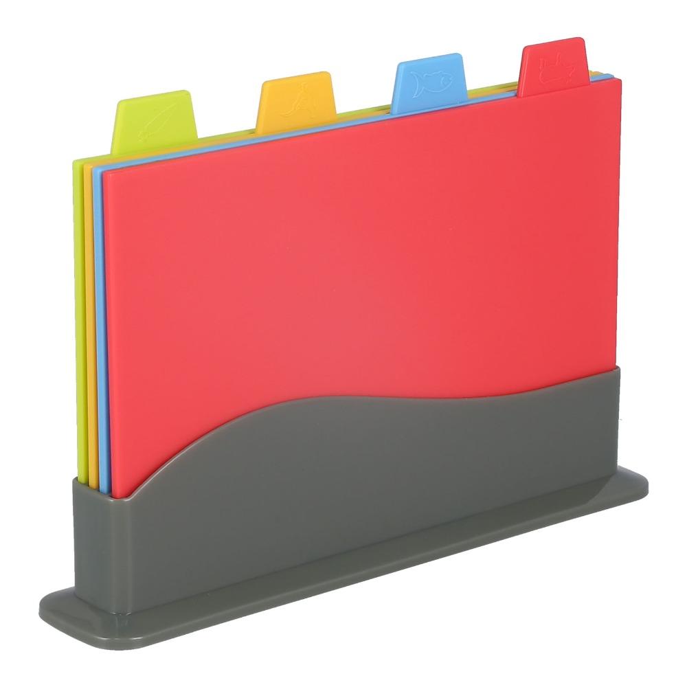 4PCS Thickened Design Chopping Board PP Food Chopping Block Cutting Board Food Preparation