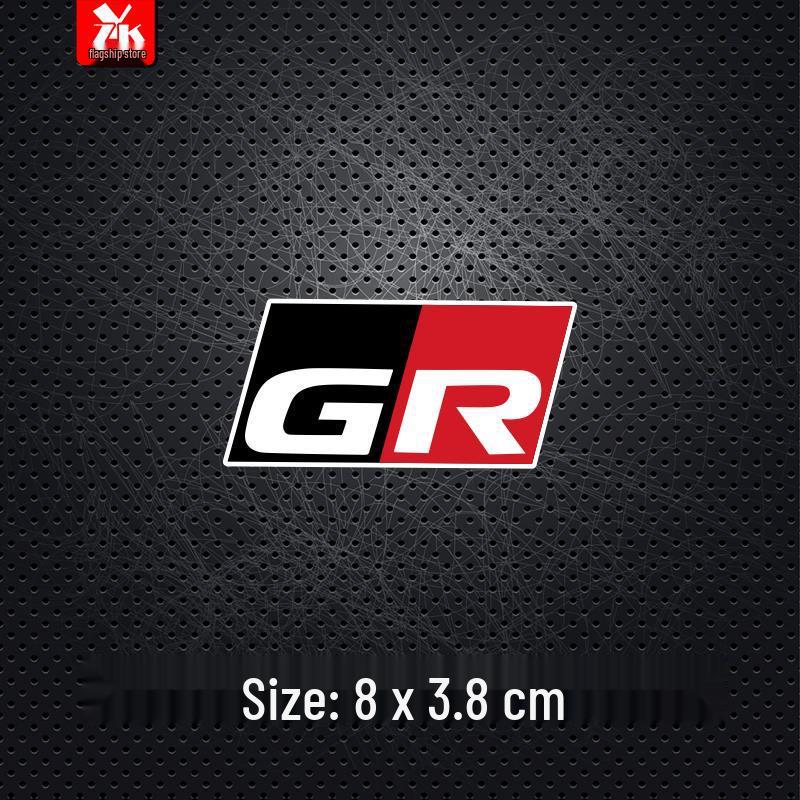 Adesivi Personalizzati per Vetri e Graffi Posteriori Toyota GR Performance - GAZOO