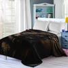 German Shepherd Dog Pattern Flannel printed blanket suitable for all seasons suitable for living room office sofa and travel