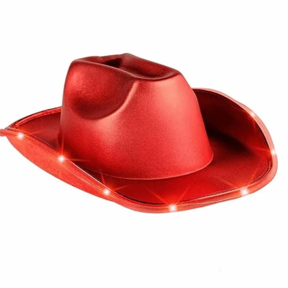Composite Light Up Cowgirl Hat Comfortable Cowboy Hat Durable Space Cowgirl Hat  Outdoor