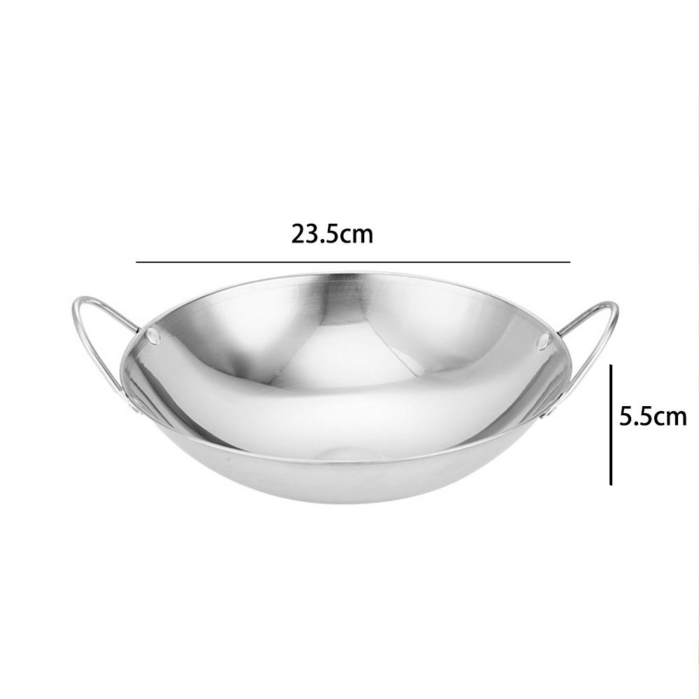 

25см Нержавеющая сталь Сухой горшок Сотовая структура Вок для морепродуктов Сковорода Сковорода с антипригарным покрытием Домашняя кулинария Газовая плита Без покрытия Кухонная посуда