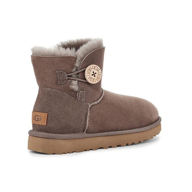 UGG Bailey Button II Short Snow Boots Women's Earth Umber 1016422-MLE