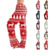 Women's Christmas Print Pajama Pants for Sleep and Casual Wear