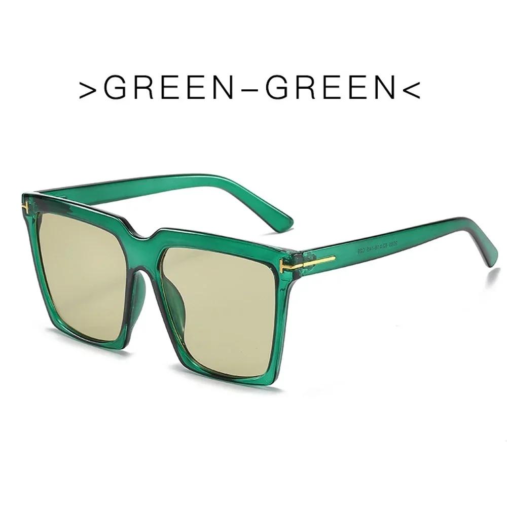 Square Sunglasses Women  Vintage   Oversize T Women's Sun Glasses Black Gradient Female Glasses Men.s Oculos UV400