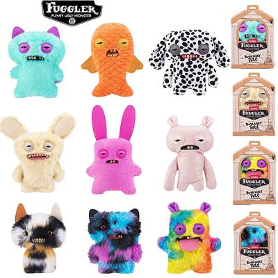 Fuggler Ugly Teeth Monsters Plush Toys Kawaii Cat Dolls Funny Butt Pets Soft Stuffed Animal Decoration Halloween Gifts