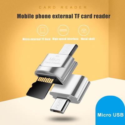 Yüksek Hızlı Mikro-USB/Tip-C Hafıza Kartı Okuyucu TF Mikro-SD OTG Telefon Adaptörü