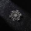 Zinc Zinc Zinc Alloy Creative Snowflake Brooch Geometric  Fashionable   Decoration