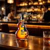Decanter Retro in Vetro Borosilicato a Forma di Chitarra Decorativa, Grande Capacità, Tappo a Vite, Birra per Conservazione E