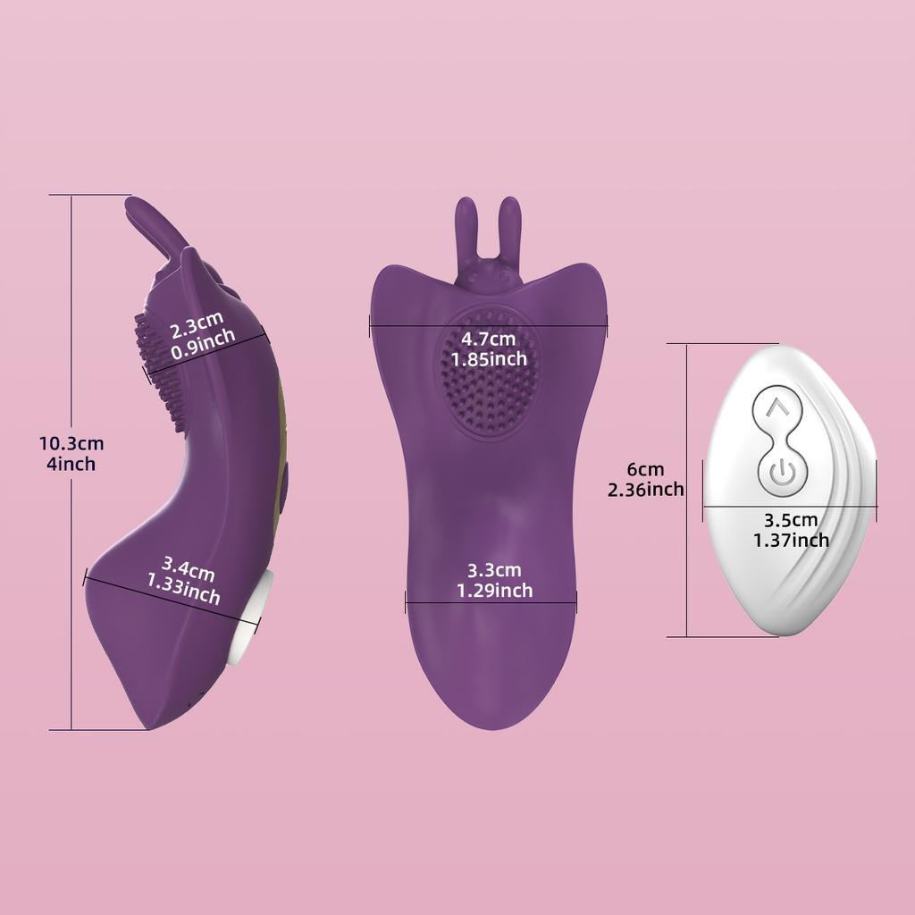 Butterfly Wearable Vibrator Panties for Women Clitoral Stimulator Massage Double Vibrating Erotic Sex Toys Wireless APP Remote