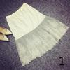 Moda donna sottoveste in pizzo gonna gonna estensibile lunghezza al ginocchio sottogonna mezza floreale a-line