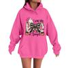 Women's Casual Fashion Comfortable Round Neck With Hood Long Sleeve Halloween Print Warm Sweatshirt