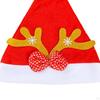 Hat Photo Prop Fancy Dress Headwear Costume Red Santa Claus Xmas Cap for Adults Stage