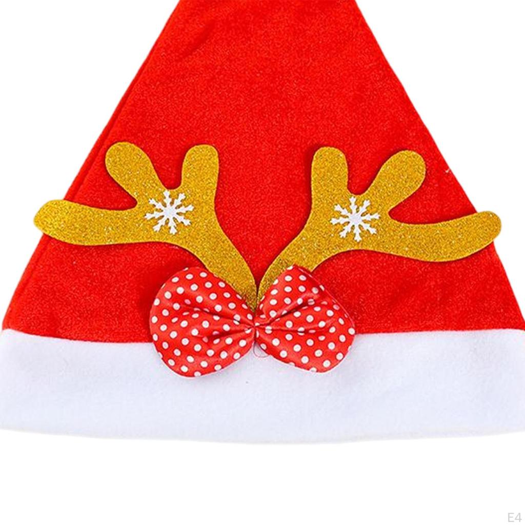 Hat Photo Prop Fancy Dress Headwear Costume Red Santa Claus Xmas Cap for Adults Stage
