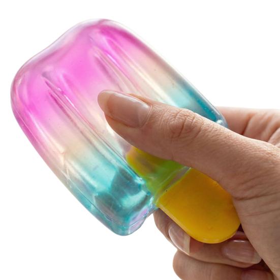 Ice Stick Squeeze Toy Stress Relief Small Ice Cream Sensory Toy Anxiety Relieving Stress Ball Hand Exercise Toy Party Favors