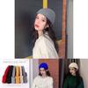 Fashionable Unisex Cotton Knit Beanie Winter Warmth Round Top Cap