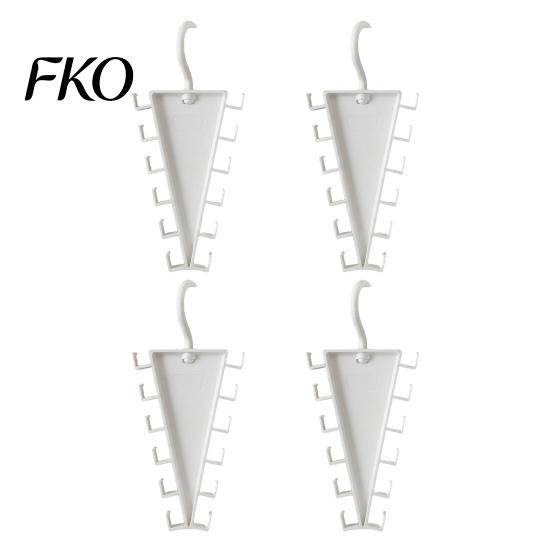 360 Degree Rotating Hook V Shaped Double-Sided Closet Organizer, Multi-Layer Vertical Hanger, with Scarf Hanger 12 Non-Slip Hooks Storage